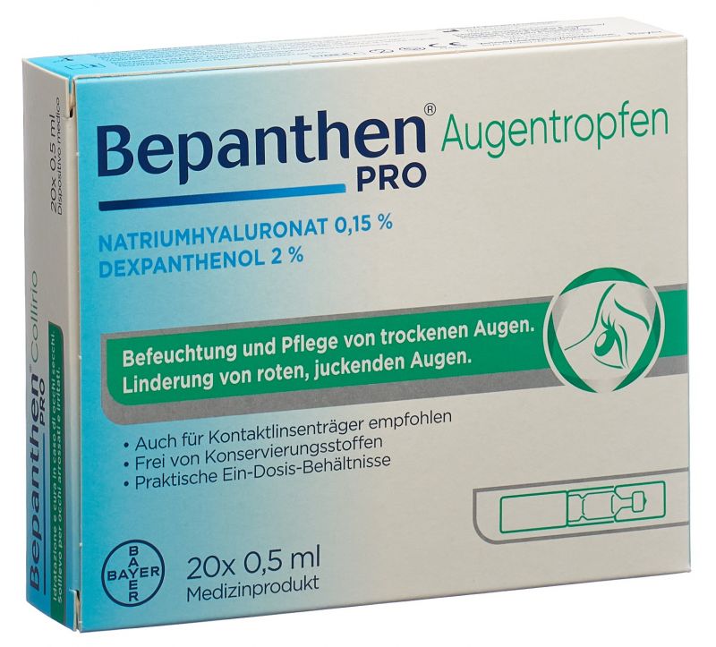 Bepanthen Pro Augentropfen Monodos Ml Sw